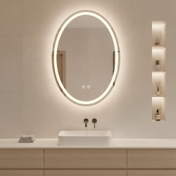 Lustro ścienne LED Marco 50x70 cm