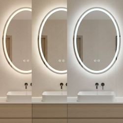 Lustro ścienne LED Marco 50x70 cm