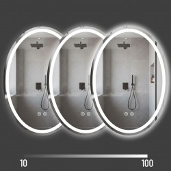 Lustro ścienne LED Marco 50x70 cm