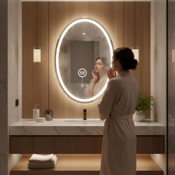 Lustro ścienne LED Marco 50x70 cm