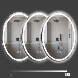 Lustro ścienne LED Marco 60x80 cm