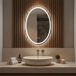 Lustro ścienne LED Marco 60x80 cm