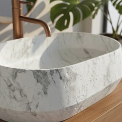 Umywalka nablatowa Rea Zoe Dune