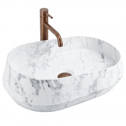 Umywalka nablatowa Rea Zoe Dune