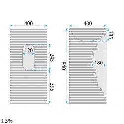 Umywalka Wolnostojąca REA Travena Square