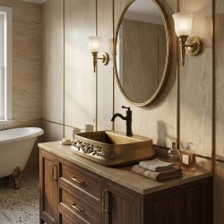 Umywalka nablatowa Rea Castel