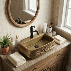 Umywalka nablatowa Rea Castel