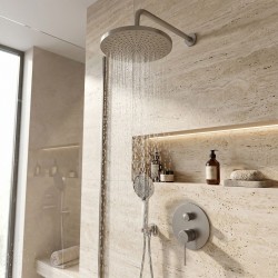 Zestaw natryskowy podtynkowy Rea Lungo Stripe Nikiel Szczotkowany + BOX