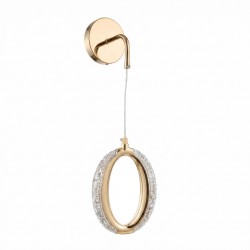 KINKIET ŚCIENNY LED G175-W ZŁOTY