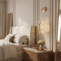 KINKIET ŚCIENNY LED G175-W ZŁOTY