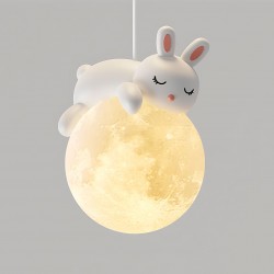 LAMPA SUFITOWA WISZĄCA ŚPIĄCY KRÓLICZEK G164-1CP