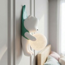 KINKIET ŚCIENNY MIŚ W KOSZULCE G169-1W NIEBIESKI