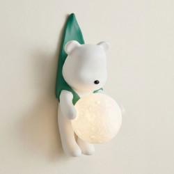 KINKIET ŚCIENNY MIŚ W KOSZULCE G169-1W NIEBIESKI