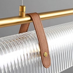 Lampa wisząca LED APP1796-CP Złota Szczotkowana