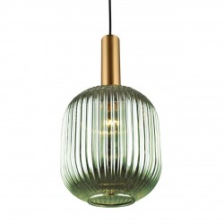 Lampa Sufitowa Wisząca Szklana APP462-1CP Zielona