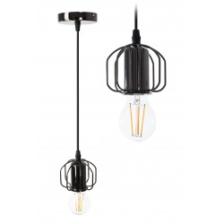 Lampa sufitowa wisząca w stylu loft  APP595-1CP Czarna