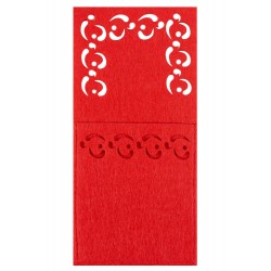 Pokrowiec na sztućce Świateczny 8 szt (KF357R x2)