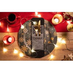 Pokrowiec na sztućce Świateczny 8 szt (KF357R x2)