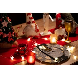 Pokrowiec na sztućce Świateczny 8 szt (KF357R x2)