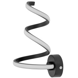 LAMPA ŚCIENNA KINKIET LED SPRING UP APP829-W Czarny MATT