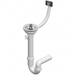 Zlewozmywak granitowy Nels czarny METALIK