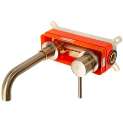 Bateria Podtynkowa REA LUNGO Złota Szczotkowana Długa + BOX