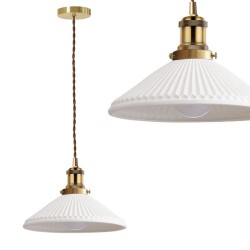Lampa Wisząca APP1172-1CP Biała
