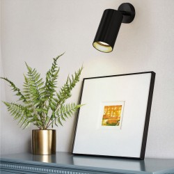 LAMPA SUFITOWA / ŚCIENNA SPOT REFLEKTOR APP1244-1C CZARNA