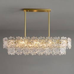 LAMPA KRYSZTAŁOWA WISZĄCA APP1198-4CP ZŁOTA