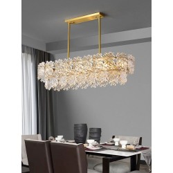 LAMPA KRYSZTAŁOWA WISZĄCA APP1198-4CP ZŁOTA