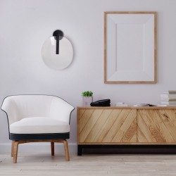 LAMPA ŚCIENNA KINKIET APP1313-W Czarna