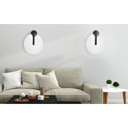 LAMPA ŚCIENNA KINKIET APP1313-W Czarna