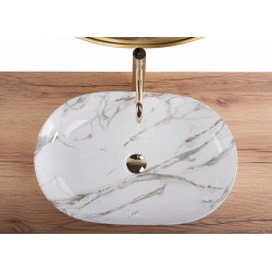 Umywalka Nablatowa REA CLEO 61 Aiax Shiny