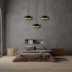 Lampa Wisząca APP1333-1CP BLACK GOLD
