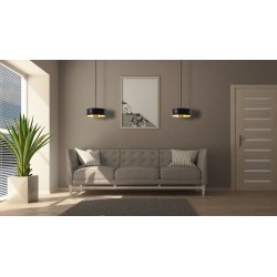 Lampa Wisząca APP1333-1CP BLACK GOLD