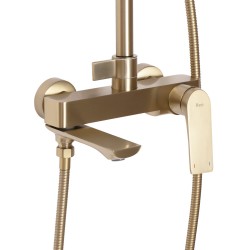 Zestaw Prysznicowy REA AVALON ZŁOTY SZCZOTKOWANY