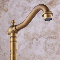 Bateria kuchenna umywalkowa Rea Rustico Złota antyczna