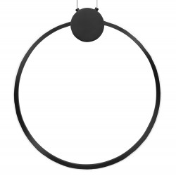 LAMPA SUFITOWA WISZĄCA LED APP1395-CP BLACK 40cm