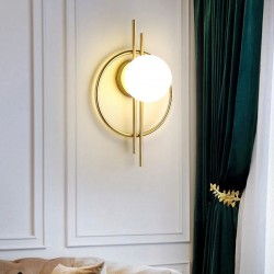 LAMPA ŚCIENNA KINKIET APP1436-W GOLD