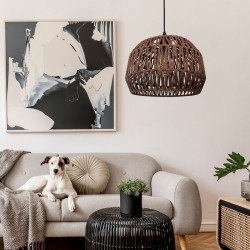 Lampa Wisząca Boho APP1292-1CP Brązowa