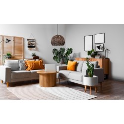 Lampa Wisząca Boho APP1292-1CP Brązowa