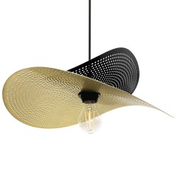 LAMPA SUFITOWA WISZĄCA APP1471-1CP czarna/złoto