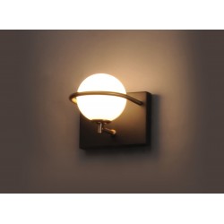 LAMPA ŚCIENNA KINKIET APP1300-1W Czarno Złota