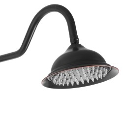 Zestaw Prysznicowy REA BERGAMO CZARNY PRZECIERANY