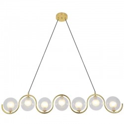 LAMPA SUFITOWA WISZĄCA APP1441-7CP Złota