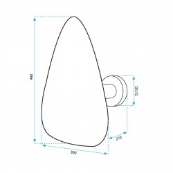 LAMPA ŚCIENNA KINKIET Boho APP1423-1W