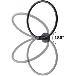 Wieszak łazienkowy RING 332915A MIST 05 CZARNY