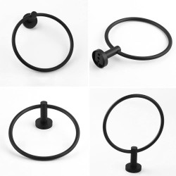 Wieszak łazienkowy RING 332915A MIST 05 CZARNY