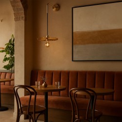 LAMPA ŚCIENNA KINKIET APP1356-1W Stare Złoto 30 cm