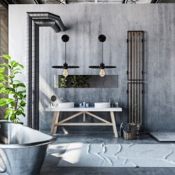 LAMPA ŚCIENNA KINKIET APP1355-1W Czarny 30 cm